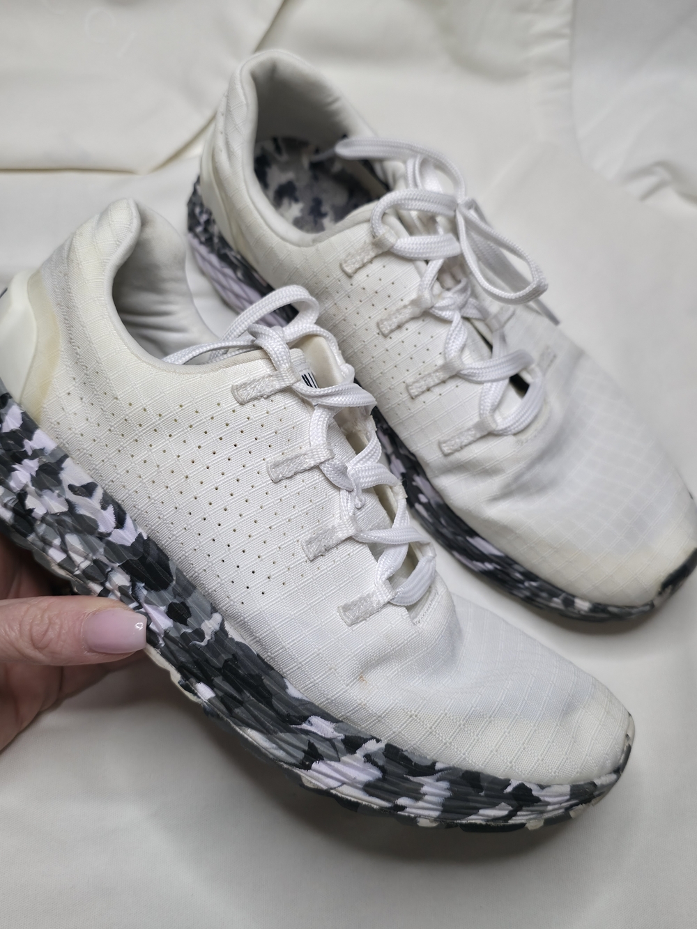 Off-White NOBULL RipStop Runners with Black & Gray Camo Gum Rubber Soles